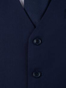 Men's Suit Vests Casual Formal Dress Vest For Men Business Wedding Party Slim Fit Waistcoat Vest With Real Pockets For Suits Tuxedo - 藏蓝色 - 查看 5