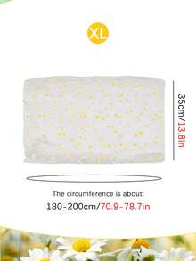 1pc Sunflower Pattern Bird Cage Net Cover, Prevent Splashing, Dust-Proof Net Canopy, Fits Square & Round Bird Cages