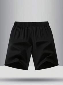 3pcs Men's Summer Sports Shorts, Silky Quick-Drying Casual Fitness Running Shorts