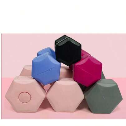 1 件（小号）多色六角形沙哑铃，健身运动减肥瑜伽家庭锻炼，健身房