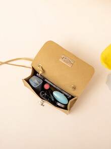 Fashion Women's Handbag, Satchel Shoulder Crossbody Mini Bag - Gold - View 6