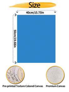 Bộ tranh tô màu theo số dành cho người lớn - Vải bạt 16x20", Bộ tranh Acrylic dễ vẽ kèm cọ và màu - Hoàn hảo để trang trí nhà cửa và làm quà tặng vào các dịp sinh nhật, Ngày của cha, Ngày của mẹ - màu đen - Xem 2