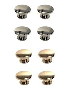 4个15毫米DIY包包金属脚钉铆钉，装饰钉，螺丝，用于底部保护，包包装饰五金手提包底部钉行李箱配件，皮革防磨损钉扣，朋克金属钉布扣，行李箱，手工艺品，服装，包包，鞋子，手工艺爱好者必备，适用于钱包手提包皮革工艺品朋克珠宝制作铆钉包包配件