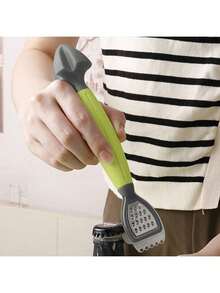 1 pieza Rallador y exprimidor de limón multifunción con rallador integrado, mango verde, cuchillas de acero inoxidable, fácil exprimido y rallado, herramienta de cocina esencial, diseño ergonómico, rallador, pequeño electrodoméstico de cocina - Verde - Ver 5