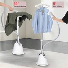 OYAJIA Clothes Steamer, Foldable Handheld Clothing Wrinkles Remover For Garments, Large Detachable Water Tank Portable Mini Fabric Steam Iron For Home And Travel (White) - UK Plug(220-240V) - View 8