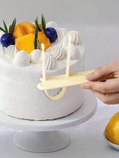 1PC Cake Decoration Bending Aid With Scale, Cream Decorative Skirt Marker, Home Diy Baking Tools, Cake Arc Decoration Assistant, Arc-Shaped Lace Border Decoration Decoration Marker, Fondant Baking Tool, Suitable For Kitchen And Bakery Shop