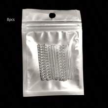 Siliconen ringmaatmeterhoes - Flexibele onzichtbare spiraalversteller voor losse ringen, geen stroom vereist Ringversteller, transparante ringmaatverstellerset