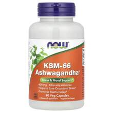 NOW Foods KSM-66 Ashwagandha®, 600 Mg, 90 Veg Capsules - Khác - Xem 1