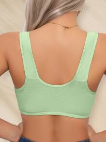 Women Front Closure Sweet Printed Daily Bra, Summer