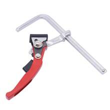 YUNRUX 2pcs Table Clamp Woodworking Clamp Table Mount Ratchet Clamp 160x60 Mm - Red - View 7