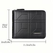 Hot Vintage Style Men's Wallet - Faux Leather Solid Color Multiple Slots Large Capacity Coin Purse With Card Holder Polyester Lined Wallets Men Men's Gifts Anniversary Gift Small Gifts For Men Wallet Mini Wallet Purse Wallet Coin Wallet - Multicolor - View 6