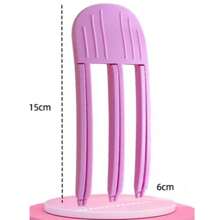 قطعتان من إدراجات تضخيم الشعر بتصميم تاج، مشابك شعر طبيعية منتفخة، أدوات تصفيف شعر كورية بدون آثار، أمشاط الشعر، أدوات تصفيف الشعر