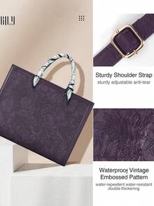 NEWHEY Laptop Bag For Women 15.6 Inch Tote Waterproof Leather Computer Business Lightweight Office Briefcase Large Capacity Handbag Shoulder - Multicolor - View 11