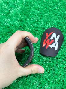 10*6cm Lightweight Breathable Shin Guards, High Strength Material To Reduce Sports Impact - Black - View 7