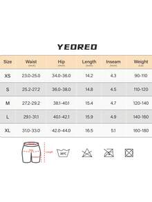 YEOREO Pink Shorts Workout Shorts With Pockets For Women V Back Scrunch High Waisted Shorts Charm Gym Yoga Biker Shorts - 黑色 - 查看 4