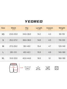 YEOREO Pink Shorts Workout Shorts With Pockets For Women V Back Scrunch High Waisted Shorts Charm Gym Yoga Biker Shorts - Hồng - Xem 4