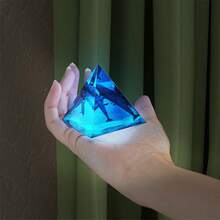 1pc Crystal Resin High Transparency Pyramid Silicone Mold, DIY Triangle Cone Handcraft Art Candle, Soap, Decor Home Accessories - Multiple Specifications - View 5