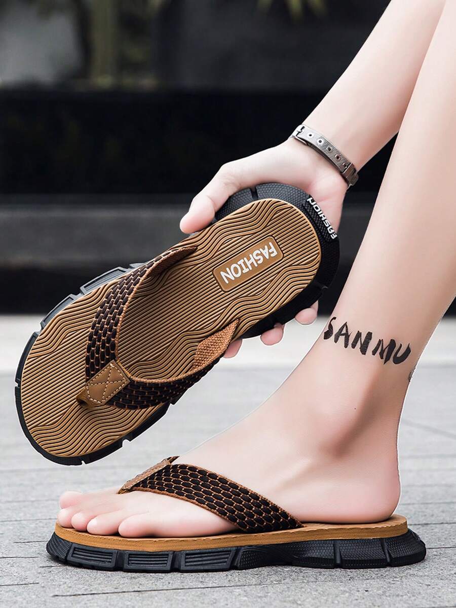 2025 New Comfortable, Fashionable, Lightweight Flip Flops - Black - View 1