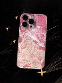 Funda de teléfono de verano con elementos oceánicos pintados, minimalista, resistente a las caídas y gruesa. Impresa y compatible con iPhone 16/16 Pro/16 Pro Max/16 Plus/15 XR /7/8 15 Pro Max/12 Pro Max/13 Pro Max/14 Pro Max 13 14 11 12p14 Female P11 Soft Shell P12 Anti-Fall XS.XR /78P.78GES2, compatible con A134G A22 A21S A514G A52 S22 ULTRA A335G, compatible con Redmi 10 Redmi Note 114G Redmi 11 Lite A53 TPU A14 /A23/S23 ULTRA S24 A14 A15 S23 A73 Redmi.