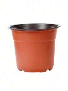 10/20/50/200pcs Two-Tone Plastic Flower Pot For Planting With Thickened Nutrient Bowl For Seedling Cultivation, Disposable Design For Succulents - Multicolor - View 4