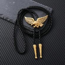 1 pieza Corbata de bolo con cabeza de buey estilo occidental hecha a mano, collar ajustable deslizante, accesorio rústico de país para fiesta, uso casual unisex para boda, fiesta, padrinos de boda, mejor opción como regalo