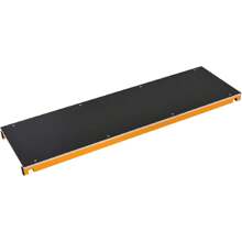 4-Step Steel 4.6 X 2 X 6 Ft. Scaffold 2 Wheels Free Moving For Indoor & Outdoor Decoration Anti-Skid, 440 Pound Capacity