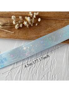 1 pieza Cinta lisa de plata, material para estampado en caliente DIY, accesorios de encaje Gu Mei, embalaje de regalo - Multicolor - Ver 5