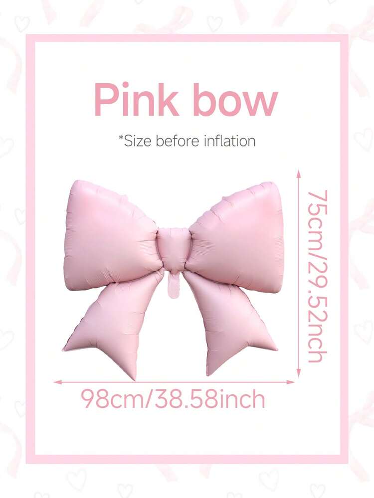 1/3 piezas de globos de aluminio con mariposas rosas mate de gran tamaño, adecuados para fiestas de princesa, decoración de cumpleaños, compromiso, boda, despedida de soltera, revelación de género, accesorios para sesión de fotos con tema de lazos, decoración de aniversario - Rosa - Añade 3