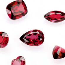 One 100% Lab Grown Ruby Pear Cut Gemstone For Charms Advanced Jewelry Making Materials DIY