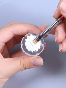 Transparent Nail Stamper Jelly Silicone Head French Nails Printing Plate Manicure Tool - Clear - View 2