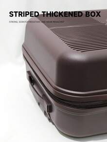 2025 New 24-Inch Hardside Suitcase, 20-Inch Carry-On Rolling Luggage, 14-Inch Vanity Case Cosmetic Box Graduation - Khaki - View 10