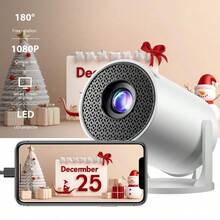 YK200 Portable Projector ,Be Applicable To Outdoor HDTV/USB/AV/SD Card ,Better Gift For Children , Can Upgrade Your Movie,TV&Gaming Experience Easy To Carry, Can Be Enjoyed Anytime, Anywhere Mini Portable  Projector,Can Upgrade Your Movie,TV&Gaming Experience With HD Compatible With HDTV/USB/AV/SD Card,Etc. - Xem 6