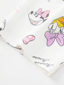 Balabala Tween Girl' Disney Pajama Set - Soft Long Sleeve Top & Pants - Cozy Sleepwear For Boys & Girls - White and Red - View 6