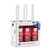 Recarga de Aroma para Difusor 250ml | Ambientador de Larga Duración, Sin Fuego, Purificador de Aire, Aceite Esencial Natural, Eliminador de Olores, Ideal para Hogar, Dormitorio, Salón, Baño, Oficina, Coche, Hoteles y Negocios, Difusor de Varillas Recargable, Fragancia Persistente y Relajante - Frutos rojos - Ver 6