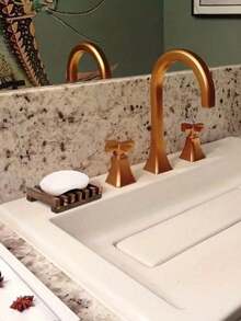 1-2pcs Bamboo Wood Soap Dish Rack With Drainage Holes Design Home Bathroom Decor Summer - One Size - View 4