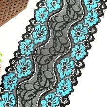 2451 "Lace In 7 Colors: Diversity And Quality For All Your Projects" - Turquoise - View 1