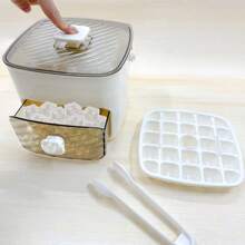 1pc 48-Cavity Silicone Ice Cube Tray, Material, Easy Release In 3 Minutes, Fridge & Kitchen Use, Cocktail & Beverage Cooler (Summer Essential)