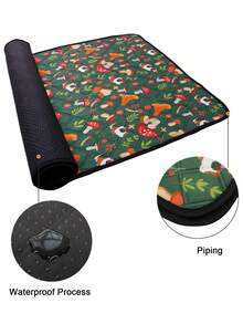 18" X 24" Washable Guinea Pig Cage Pad, Reusable Waterproof Super Absorbent Guinea Pig Pee Pad, Pet Bowl Mat, Small Animal Anti-Slip Mat For Guinea Pigs, Rabbits, Hamsters, Rats - Pink - View 9