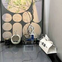 1 pieza Tazón decorativo de almacenamiento, decoración de almacenamiento de cerámica, bandeja de almacenamiento de llaves de alta gama, caja de almacenamiento de joyas para tocador moderno, suministros de almacenamiento y organización del hogar, accesorios de dormitorio, decoración de dormitorio, decoración de la habitación, decoración del hogar Regreso a clases - Multicolor - Ver 3