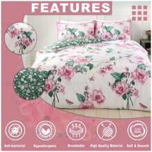 VELVETIO Printed Reversible Beddings Duvet Cover Set With Matching Pillowcases Soft & Warm - Multicolor - View 6