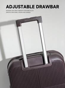 Nova mala rígida de 2025 de 24", mala de mão giratória de 20" e estojo de cosméticos de 14" para formatura