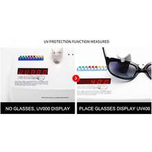 Gafas de moda con degradado de color. Este accesorio elegante muestra una paleta de colores degradados llamativa y un diseño audaz, apto para salidas diarias, aventuras en la playa o combinar con looks festivos, combinando la función de protección solar y la estética. - Multicolor - Ver 5