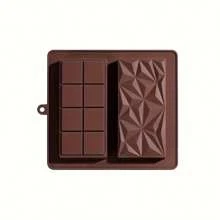 1 pièce/2 pièces Moules à barres de chocolat, moule en silicone pour barres de chocolat aux noix de cajou de format barrette, grand moule à barres de bonbons pour le remplissage, un accessoire pratique pour la cuisine et la cuisson