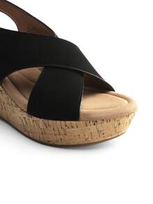 Women's Comfortable Ankle Strap Platform Wedge Sandals For Women Casual Dressy Summer