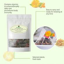 Chicory And Gardenia Herbal Tea Ready To Eat Convenient | Orange Peel & Chrysanthemum – Cool Relief From Heat| 20 Tea Bags - 2 PC-40 TEA BAGS - View 5