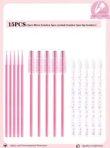 150pcs Disposable Spiral Spiral Mascara Wands, Adjustable Makeup Brush Set - For Eyelash Extension & Eyebrow, Also Applicable For Removing Excess Eyeshadow And Powder, Glitter Lip Brush, Disposable Lip Brush, Lip Gloss Applicator