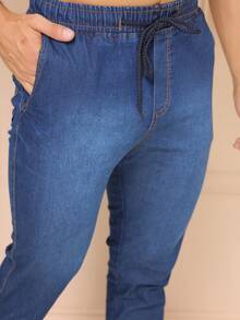 Kit 2 Premium Men's Jeans Jogger Pants - Multicolor - View 7