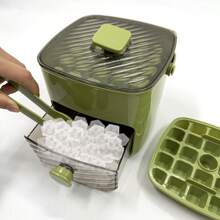 1pc 48-Cavity Silicone Ice Cube Tray, Material, Easy Release In 3 Minutes, Fridge & Kitchen Use, Cocktail & Beverage Cooler (Summer Essential)