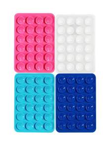10pcs Double-Sided Silicone Suction Cup Upgrade Suction Cup Card Package Square Single Sided Phone Suction Cup Holder Adhesive Phone Case Holder Silicone Phone Accessories For Women For Men Wallet Mini Wallet Purse Wallet Magsafe Wallet Card Wallet
