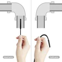 1920P HD Endoscope Camera With Light For IPhone And Android Semi-Rigid Cable Snake Camera, 8 Adjustable High Brightness LED Lights, USB Power Mode, ≤36V Operating Voltage, Without Battery, For Inspection, Auto Repair Industry, Pipeline Dredging